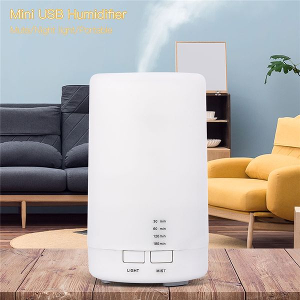

mini aroma diffuser life appliances color-changing aromatherapy air humidifier night light purifier auto shut off diffuser
