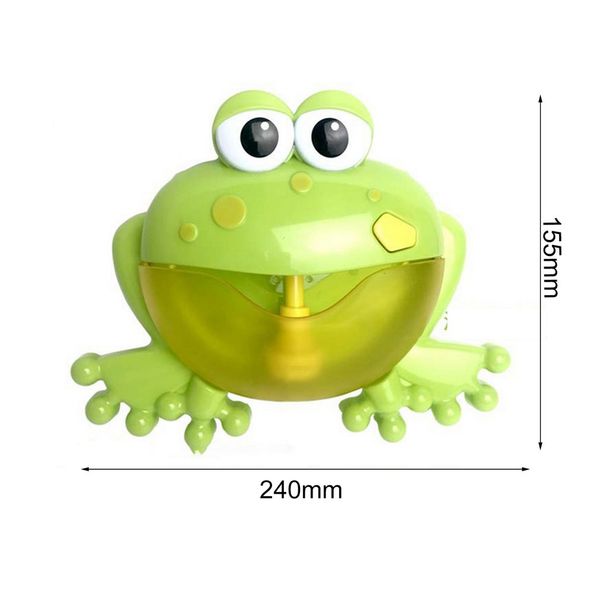 

automatic bubble machine blower cartoon cute frog baby bath toymake party summer outdoor toy bubble generate toy for kids