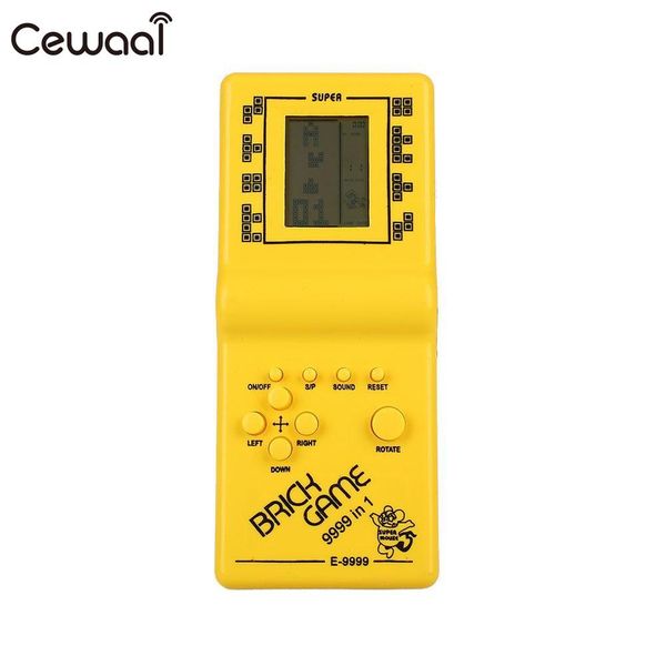 

classic tetris hand held lcd game toy fun brick game riddle educational toys random color