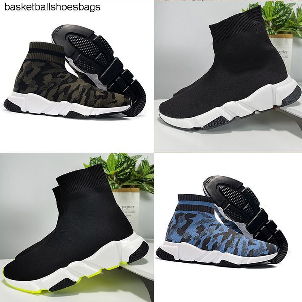 

2020sock designer casual shoelace shoes luxury speed trainer black red triple black fashion brand socks boots sports sneaker
