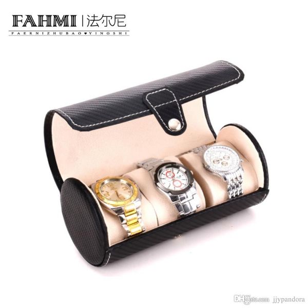 

FAHMI Original Charm Watch Display Box Atmosphere Brand Watch Display Cylindrical Box Protective Gift Box Factory Direct Sales