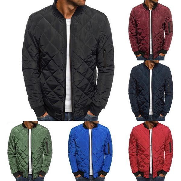 

lightweight warm jacket for men autumn coat windproof short down jacket outdoor casual coat mens winter outwear s-2xl, Black;red