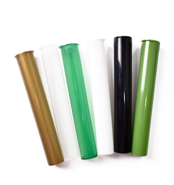 Bottiglie di plastica King Size Doob Tube Bottiglie di stoccaggio Accessori per fumatori Impermeabile ermetico a prova di odore Sigaretta a tenuta solida Contenitore per pillole Carta da rotolamento