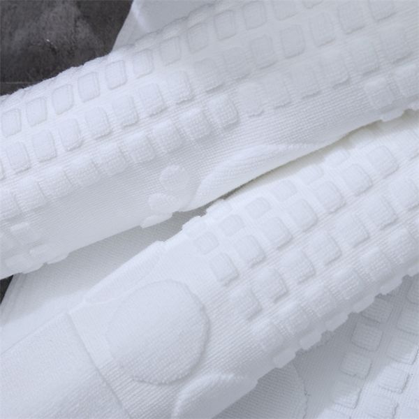 

завод прямой белый толстый впитывающий коврик ванной анти коврик отель клуб хлопок полотенце пятно