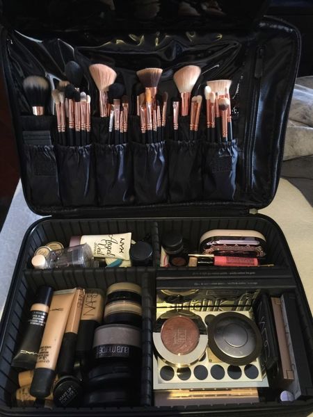 

new professional empty makeup organizer bolso mujer cosmetic case travel large capacity storage bag suitcases