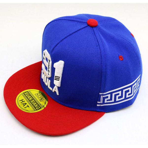 

doit2 to 8 years old children baseball cap summer spring hip hop kids sun hat 91 numbers boys girls snapback caps, Blue;gray