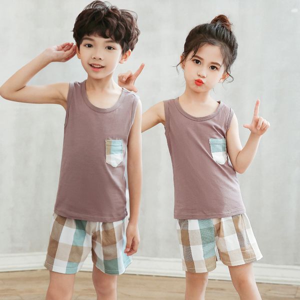 

saileroad summer kids cute icepop пижама комплек pijama infantil baby boy девђка ice cream пижама малики пи, Blue;red