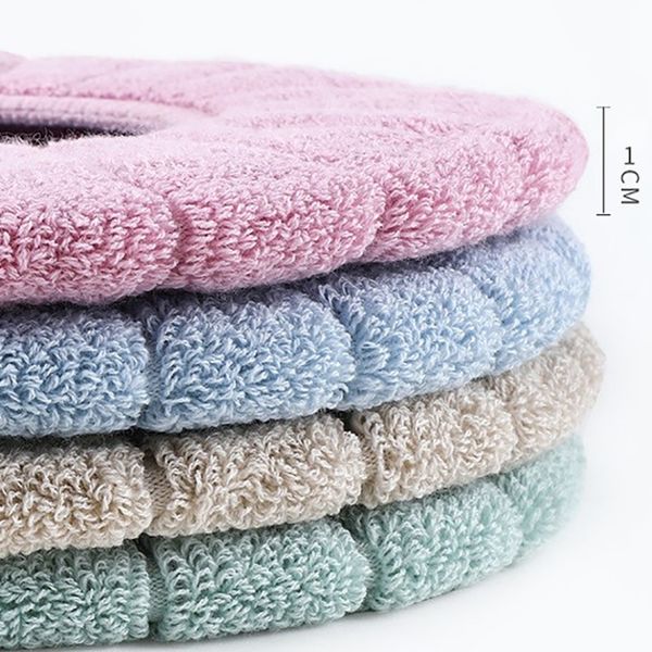 

soft, thick, warm, retractable, washable toilet seat cushion (seat cover, 3pcs, random colors), toilet seat cover toilet seats