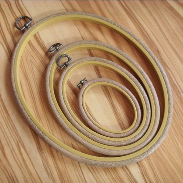 

размер: 5inch * 7inch овальная форма доступны старинные пластиковые пяльцы, Black