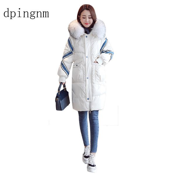 

2018 new winter velvet jacket thick warm women's parka clothing fashion casual women's brand coat gwd12675, Black