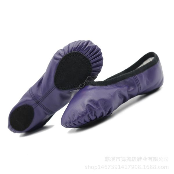 

5colors fashion leather soft-soled dancing shoes girl boy woman man latin belly ballet jazz yoga dance