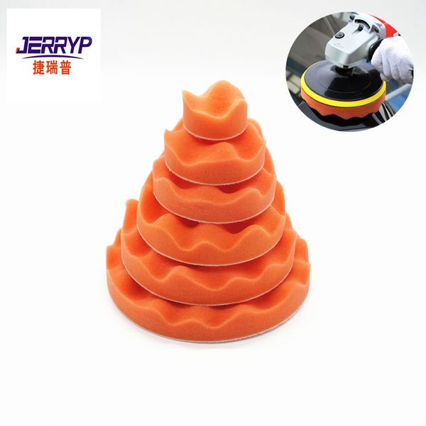 

car polishing closure glaze sponge roundel 2/3/4/5/6/7-inch bei rong polishing wax pad wave sponge wheel