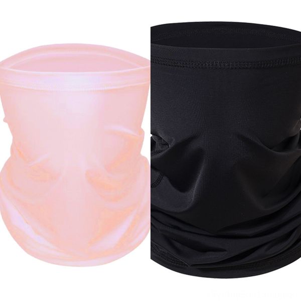 

dqxkq windproof face neck multifunction scarf outdoor sports scarf breathable mask bandana bicycle anti-uv headband cycling, Black