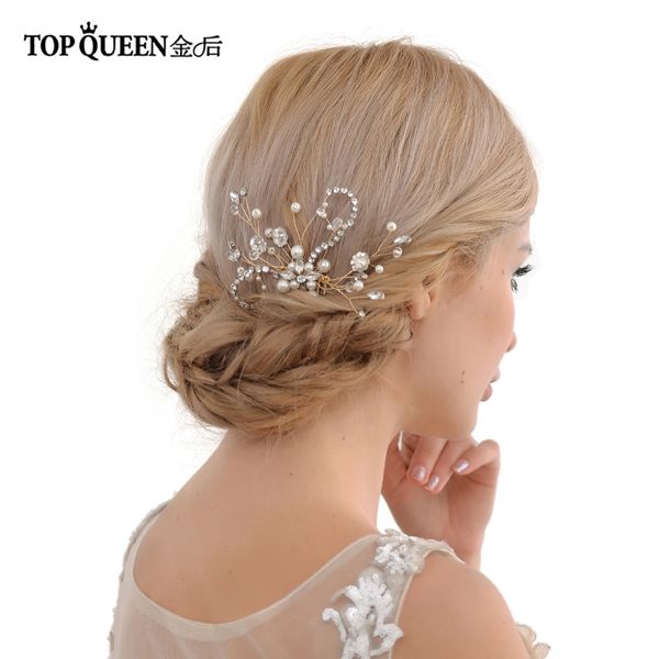 

ueen hp20 wedding hair comb hair bands for women's gold comb vintage pearl wedding pins gold