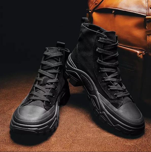 

classic men women boots triple black khaki luxury ankle winter boots designer warm martin boots size eur 36-43