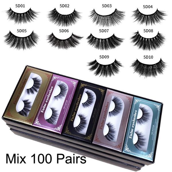 

false eyelashes wholesale 30/50/70/100 pcs 3d mink lashes natural makeup in bulk