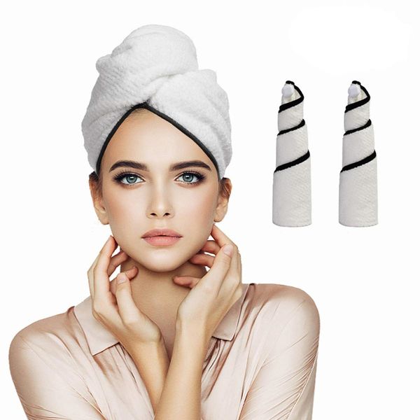 

hair fast drying towels with,6 colour,hair towel wraps for women ,anti-frizz quick dry magic head turban hat,super absorbent