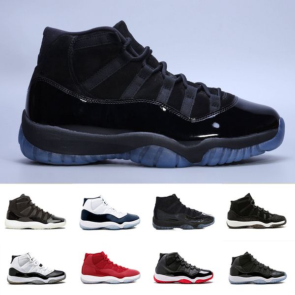 

prom night xi 11black out 11s prm heiress gym red chicago midnight navy bred space jams men basketball shoes sports sneaker
