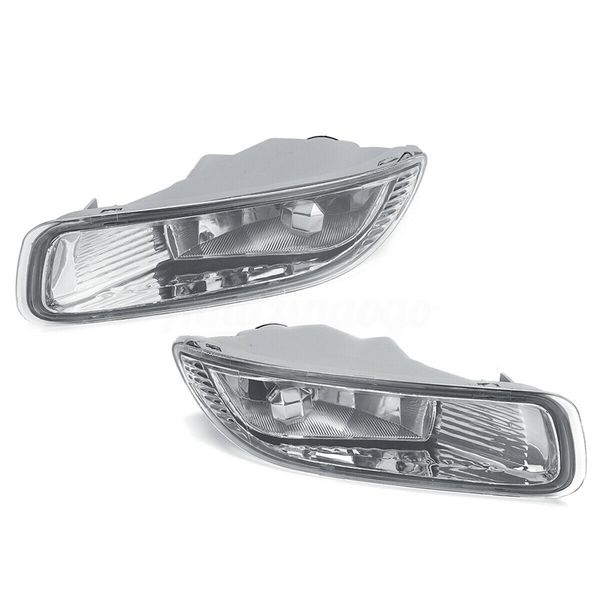 

1 pair clear lens bumper fog light lamps with bulbs for toyota corolla 2003 -2005