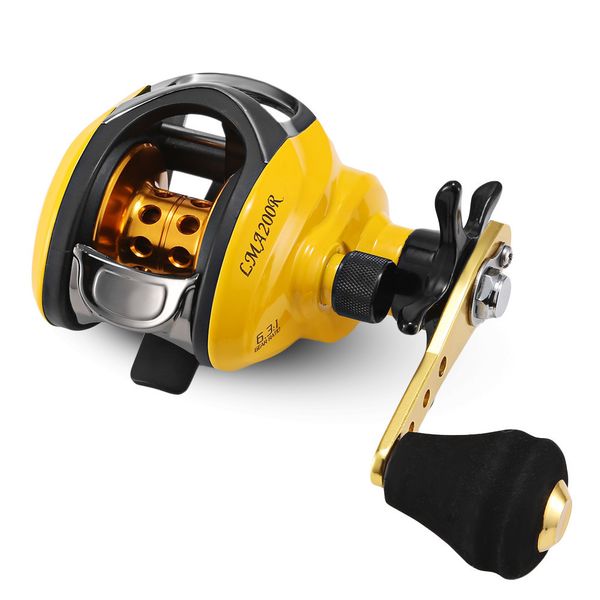 

palaemon 6.3:1 true 4 + 1 bb single arm water drop wheel magnetic brake baitcasting fishing reel right / left bait casting wheel