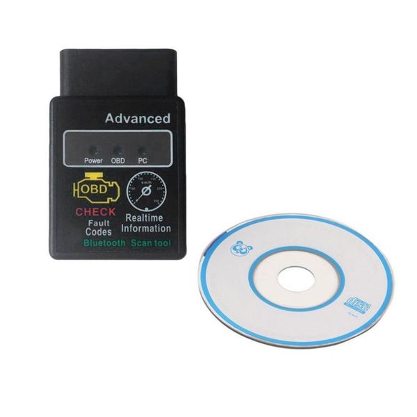 

new car-styling mini size advanced bluetooth scan tool for auto elm327 obdii obd-ii obd2 portable black car diagnostic device