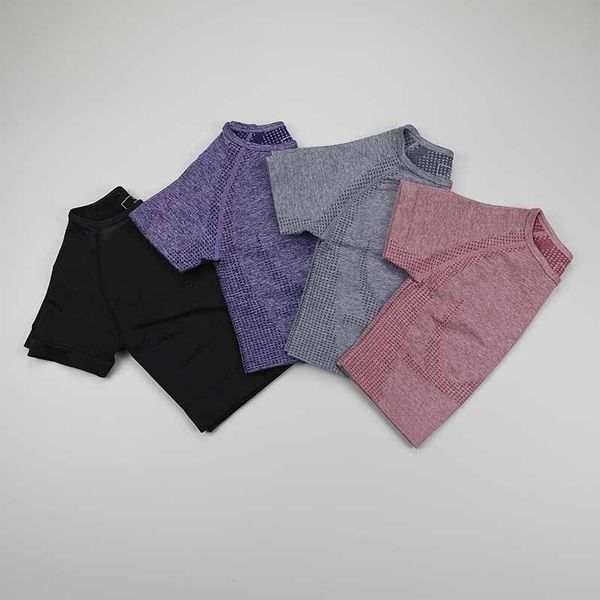 

itness women's quick drying shirts elastic yoga sports t shirt tights gym running short sleeve tees blouses shirts jerseys, White;red