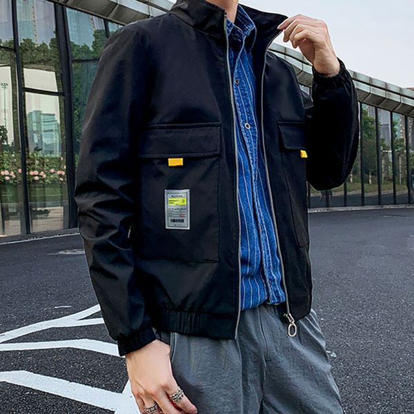 

greygem мужчины пальто и куртки ветровка повседневная верхняя одежда мода пальто осень зима, Black;brown