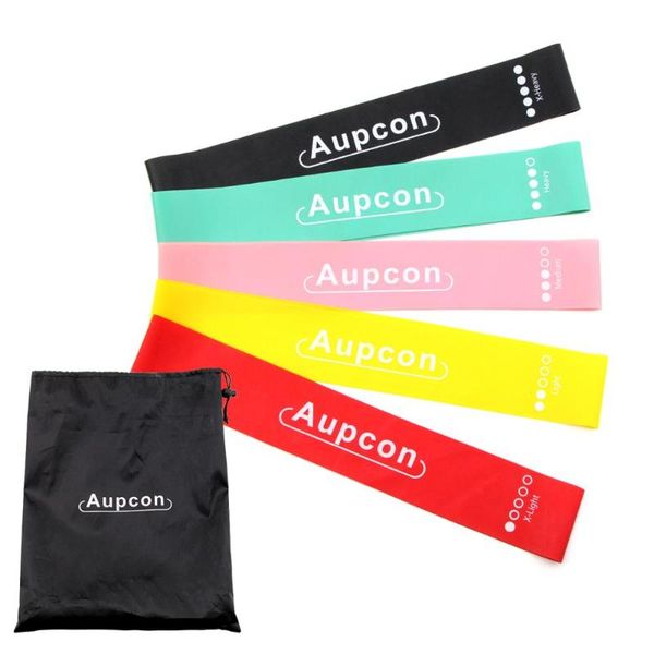

resistance bands 5 colors exercises elastic fitness training yoga loop rubber band