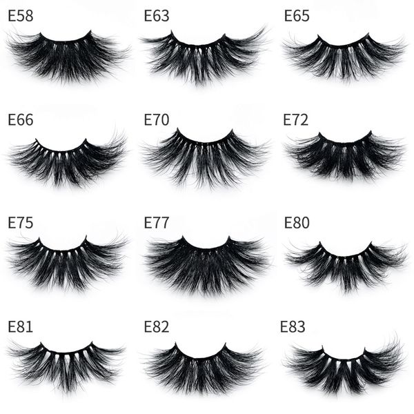 

false eyelashes fashion 25mm fake thick long 5d mink