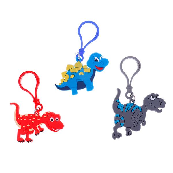 

6 cm with metal keychain fun texture soft doll dinosaur pendant animal for children