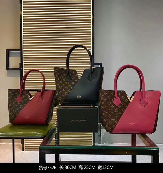 

Loui vuitton lv handbag luxury de igner genuine leather tote handbag monogram tote houlder pur e women fa hion lv bag