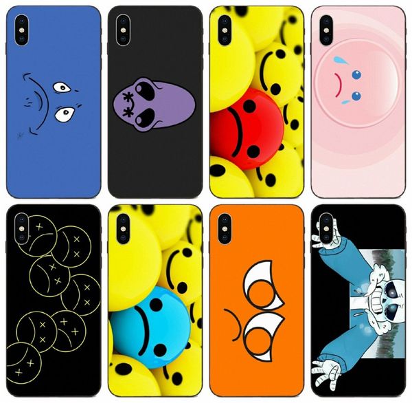 

tongtrade] sad boys smiley face iridescent tie dye case for iphone x xs 11 pro max 8 7 6s 6 5s 5 galaxy core 8262 huawei nova 5t 1pcs case