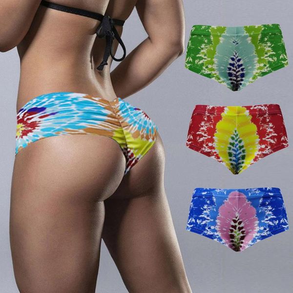 

fashion women's women sports shorts yoga skinny shorts gym training print buttocks exercise workout underwear, White;red