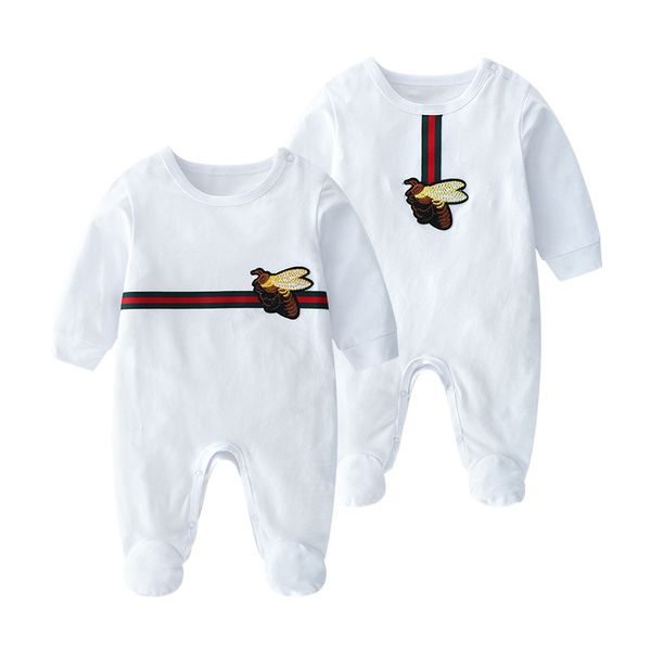 

baby boys rompers designer kids jumpsuits infant girls 100% cotton long sleeves romper boy clothing pring autumn b80, Blue