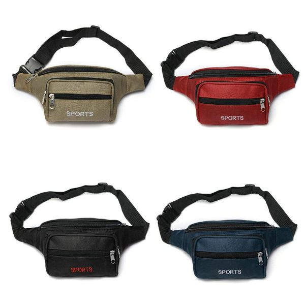 

мужская повседневная сумка из плотной ткани fanny pack с поясом и ремнем