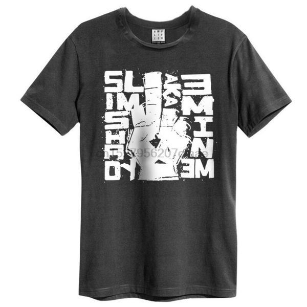 

amplified shirt slim shady, White;black