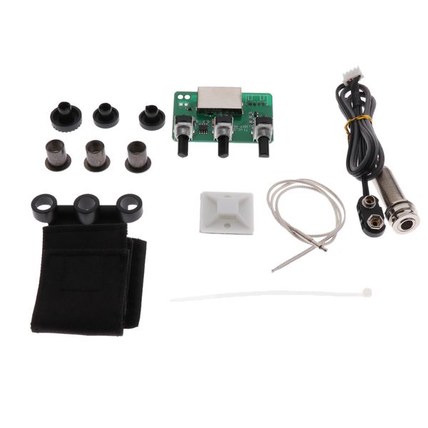 

piezo pickup with outlet compliments easy installation musical tools