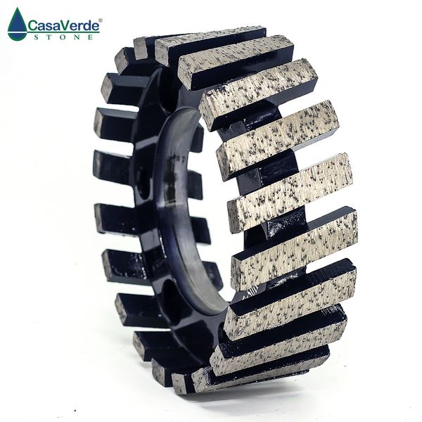 86мм cnc шлифовальный круг сегментный тип для машины маршрутизатор calibrating колеса камень гранит мрамор алмазный профилирование