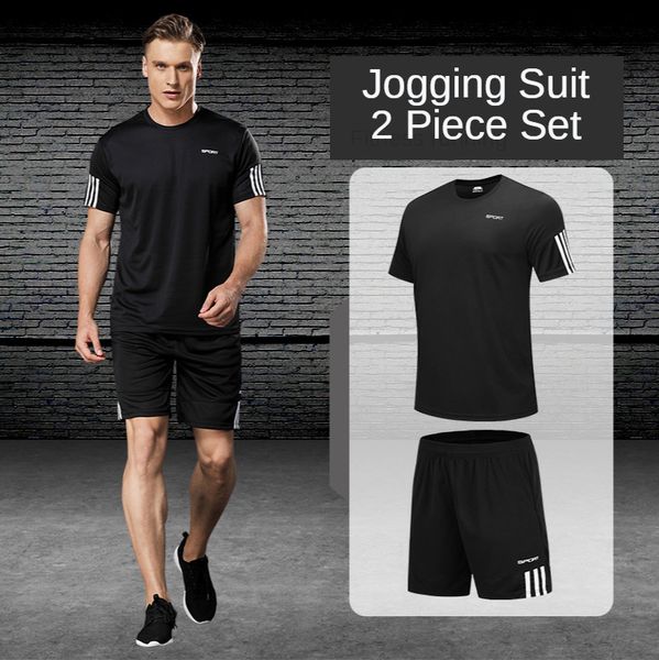 

мужские 2020 роскошные дизайнерские мужские спортивные костюмы костюм тренажерный зал фитнес спортивный костюм мужская двухсекционная бегова, Gray