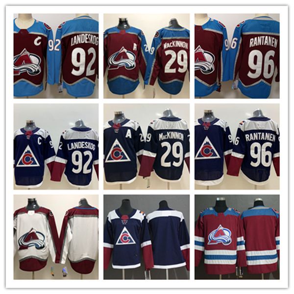 

Mens Colorado Avalanche Nathan MacKinnon Jersey#29 Nathan MacKinnon #92 Gabriel Landeskog #96 Mikko Rantanen Colorado Avalanche Jersey