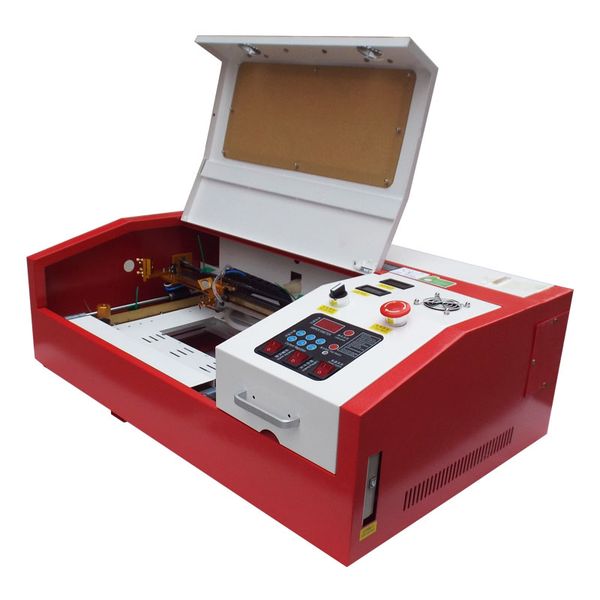 

mini rubber stamp making machine acrylic leather paper cloth mdf engraving cutting machine co2 laser small type da3020