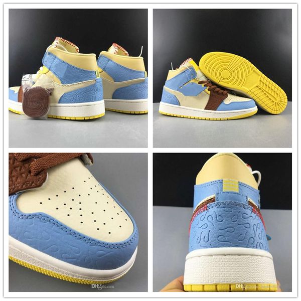 

baby 1 kids basketball shoes youth children athletic 1s sports shoes for boy girls shoes chaussures pour enfan