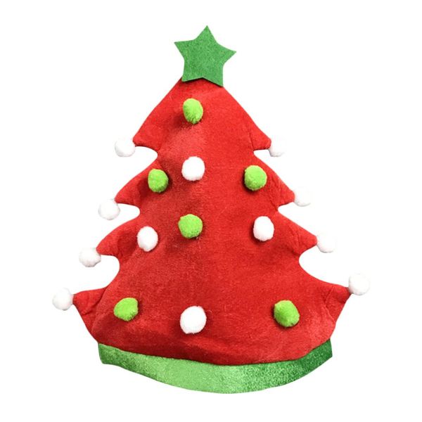 

new christmas hat creative ornaments xmas cap decoration party dress props - red christmas tree/ elf/christmas madder