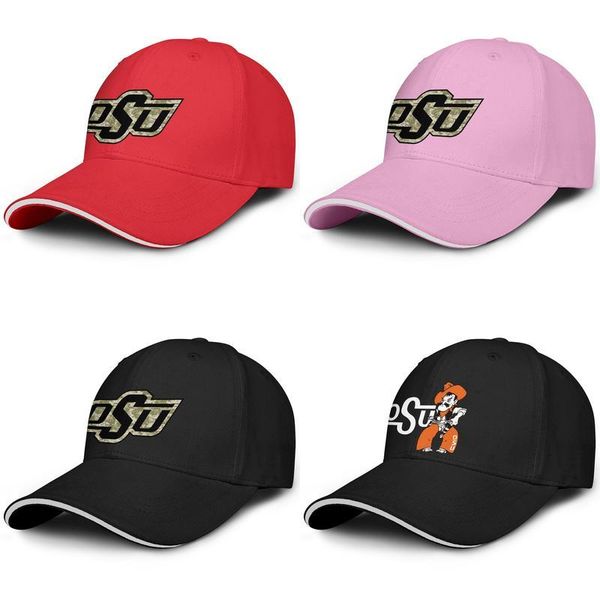 

oklahoma state cowboys football logo baseball adjustable sandwich hat golf blank personalized cap camouflage coconut tree gay pride, Blue;gray