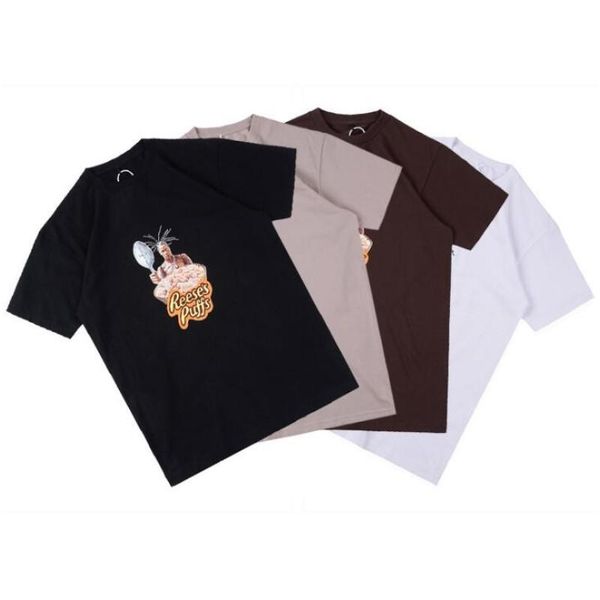 

astroworld tour travis scott summer o-neck mens cereal portrait printing tshirts short sleeve mens women's hip-hop t shirt, White;black