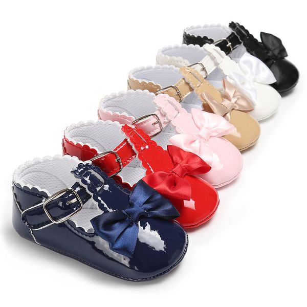 

дети детские обувь для девочек bow мягкие детская кровать обувь против скольжения мягкой подошвой партии рождество