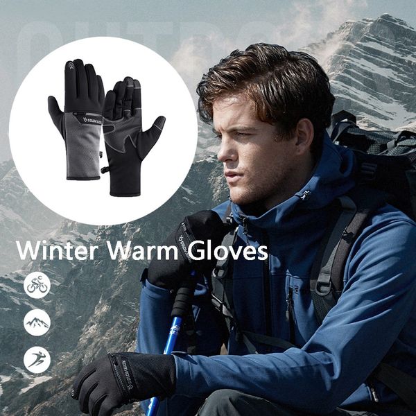 

mens winter warm gloves waterproof gloves winter touchscreen for cycling