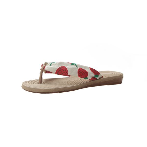 

bohemia floral beach sandals wedge platform thongs slippers flip flops suummer shose for women girls tux15, Black