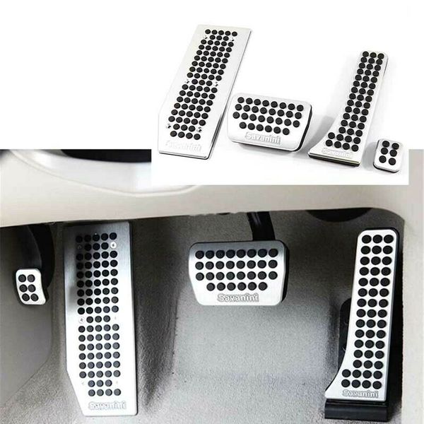 

car alloy accelerator gas brake footrest pedal plate pad cover for mercedes cls500