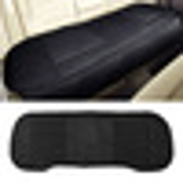 

black car rear seat cushion cover breathable bamboo charcoal leather pad mat new